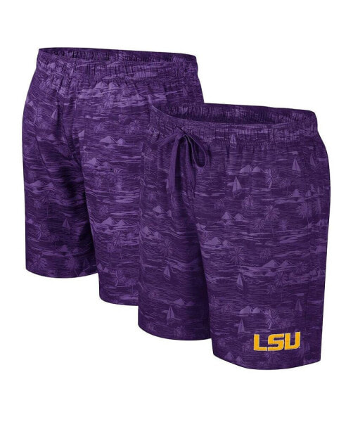 Men's Purple LSU Tigers Ozark Swim Shorts