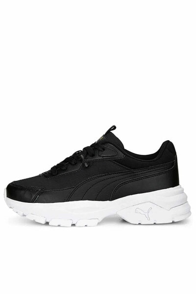 389223 02 Cassia Via PUMA Black-Shadow Gray Spor Yürüyüş Ayakkabı