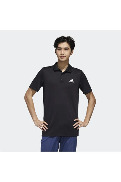 Erkek Siyah Polo Yaka T-shirt