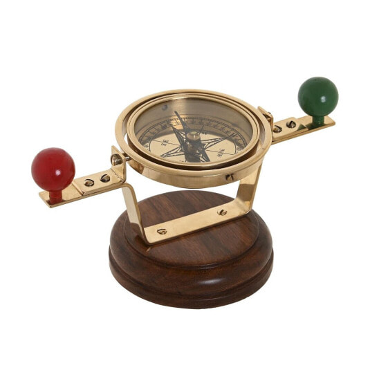 Decorative Figure DKD Home Decor Compass 17 x 8 x 9 cm Golden Vintage