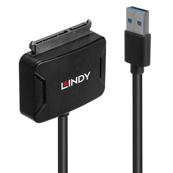 Lindy USB 3.0 to SATA Converter - Black - ASM1153E - 0 - 40 °C - -10 - 60 °C - 50 mm - 35.4 mm
