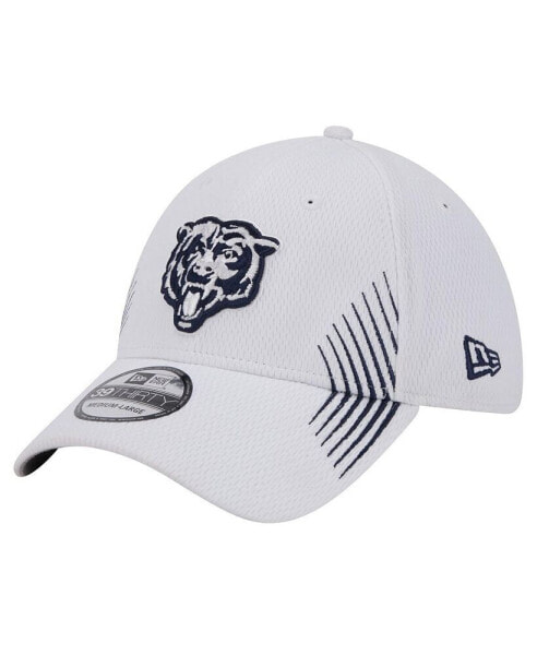 Men's White Chicago Bears Active 39Thirty Flex Hat