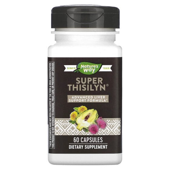 Продукт поддерживающий печень NATURE'S WAY Super Thisilyn, 60 капсул