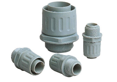 Helukabel 93471 - End feed coupler - Plastic - Male/Male - Cold/hot water system - Grey - 110 °C