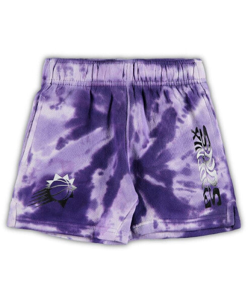 Toddler White, Purple Phoenix Suns Santa Monica Shorts