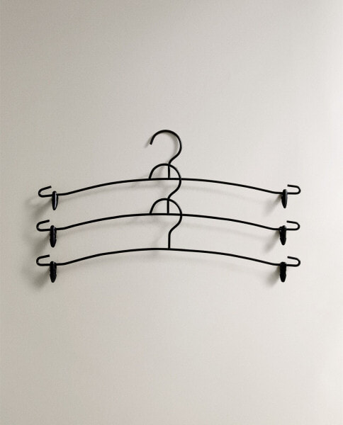 Metal skirt hanger (set of 3)