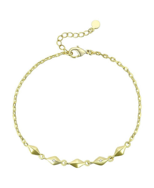 14K Gold Plated Adjustable Bracelet for Teens