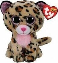 TY Beanie Boos Livvie - różowy leopard 24 cm