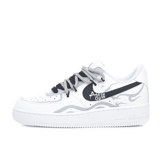 【定制球鞋】 Nike Air Force 1 Low 相融 海中炎 火中冰 简约 低帮 板鞋 女款 黑白灰 / Кроссовки Nike Air Force DD8959-100