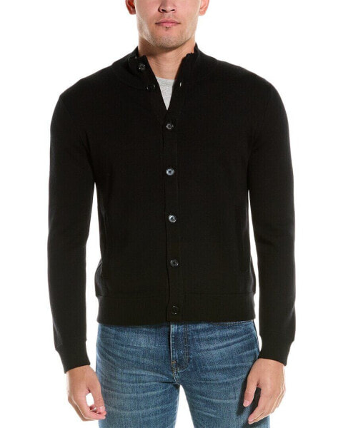 Bruno Magli Double Face Wool Cardigan Men's