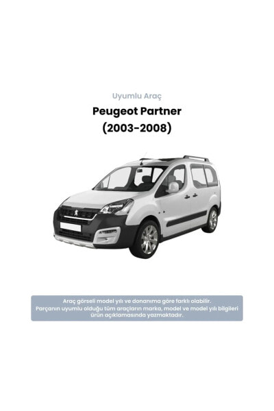 Peugeot Partner Hava Kanallı Ön Fren Disk Takımı (2003-2008) Bosch