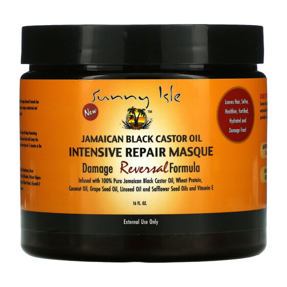 Интенсивная маска Sunny Isle Jamaican Black Castor Oil 16 унций