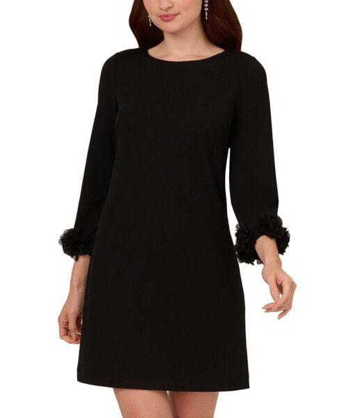 Women's 3D-Cuff 3/4-Sleeve Dress