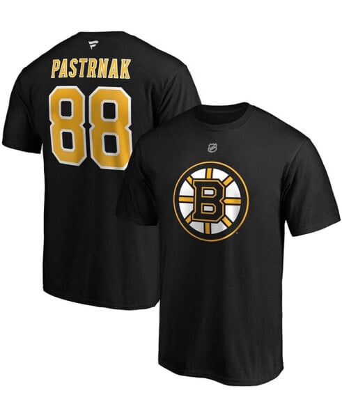 Men's David Pastrnak Boston Bruins Team Authentic Stack T-Shirt
