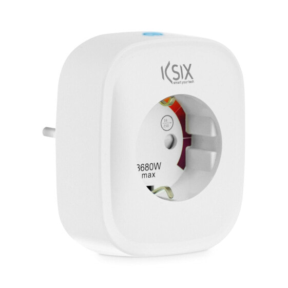 Умная розетка KSIX Smart Energy Slim WIFI 250V Белый