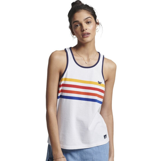 SUPERDRY Vintage Tipped Racer sleeveless T-shirt