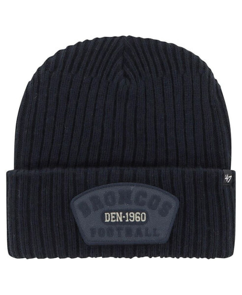 Men's Navy Denver Broncos Ridgeway Cuffed Knit Hat