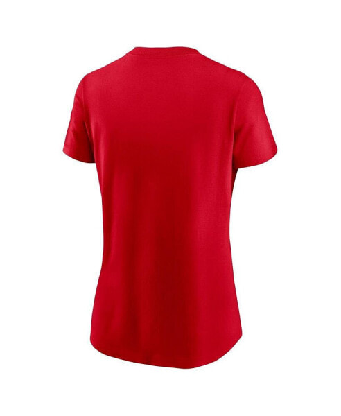 Women's Red Georgia Bulldogs Primetime Evergreen Logo T-Shirt