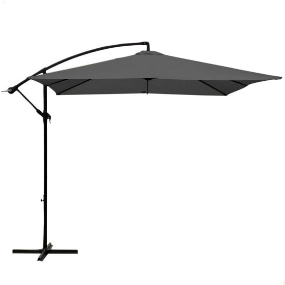 Пляжный зонт Aktive BANANA 300 x 250 x 300 cm Антрацитный Алюминий