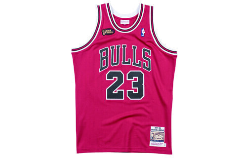 Футболка Mitchell&Ness Authentic NBA Chicago Bulls Michael Jordan 97-98, Красная