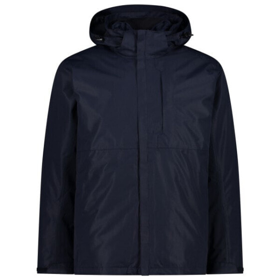 CMP - Jacket Zip Hood Detachable Inner Jacket Taslan - Doppeljacke Gr 54 Blau, Aus Polyester, Größe 54, GTIN