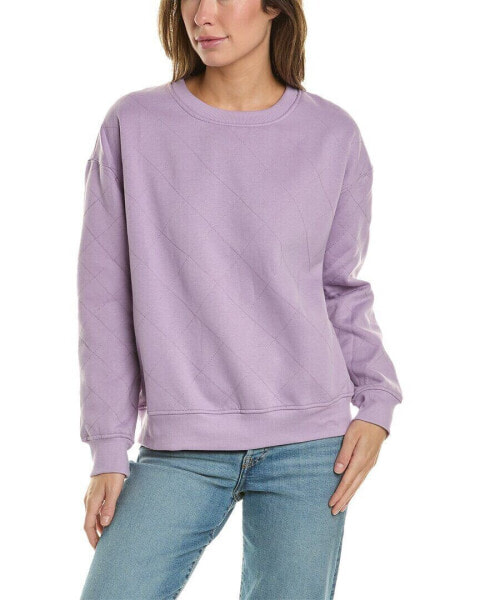 Fate Quilted Sweatshirt Women's Purple S