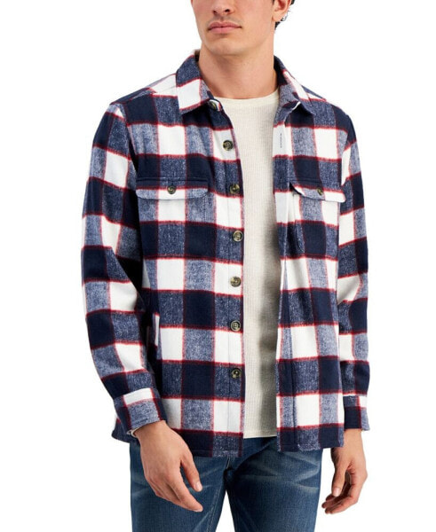 Men's Cory Plaid Shacket, Created for Macy's