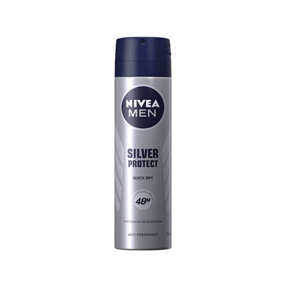 Antiperspirant Spray for Men Silver Protect Dynamic Power 150 ml