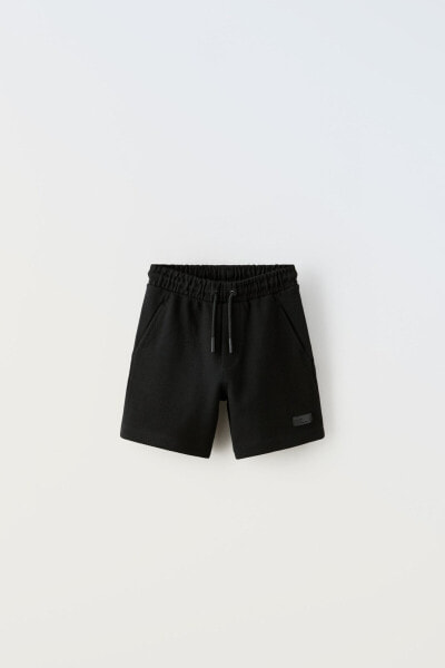 Comfort piqué bermuda shorts