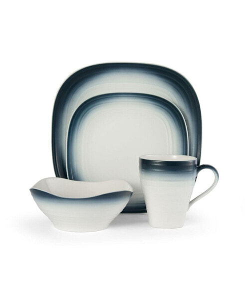 Swirl Square 4 Piece Place Setting