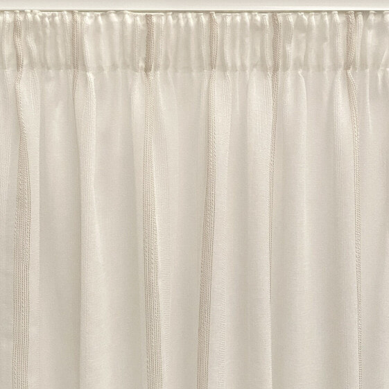 Curtain Alexandra House Living Rebeca Beige 200 x 270 x 1 cm Translucent