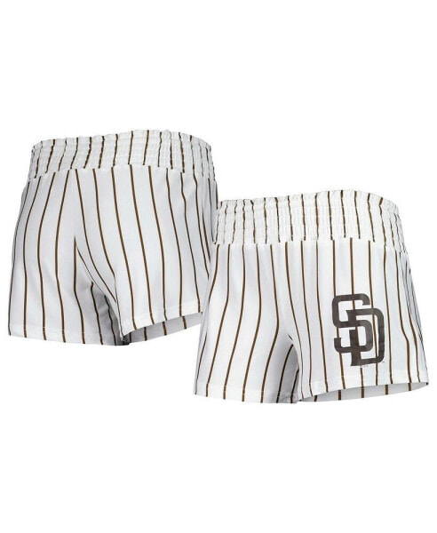 Пижама Concepts Sport San Diego Padres Reel Pinstripe Sleep Shorts