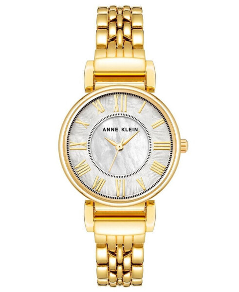 Часы Anne Klein Gold-Tone Mother of Pearl