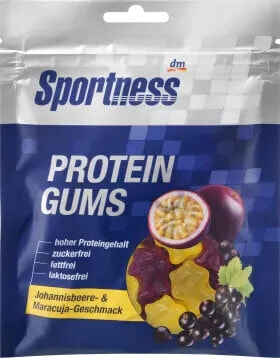 Protein Gums, Johannisbeere- & Maracuja Geschmack, 90 g