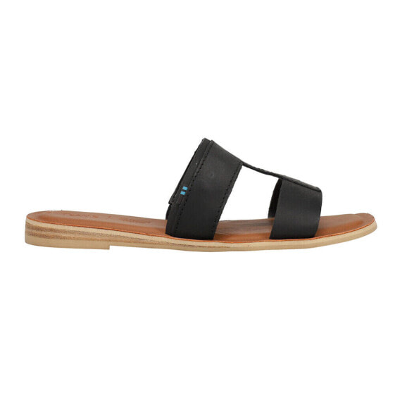 TOMS Seacliff Slide Womens Black Casual Sandals 10015122T