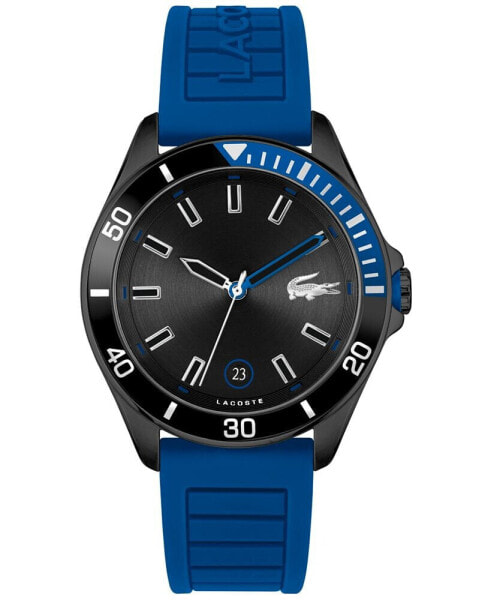 Часы и аксессуары Lacoste Мужские Наручные Часы Tiebreaker Blue Silicone Strap 43мм