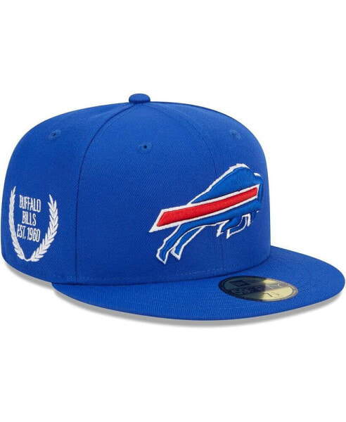 Men's Royal Buffalo Bills Camo Undervisor 59FIFTY Fitted Hat