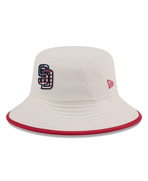 Men's Khaki San Diego Padres 2024 Fourth of July Bucket Hat