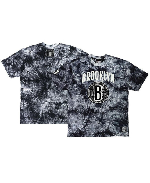 Men's and Women's NBA x Black Brooklyn Nets Culture & Hoops Tie-Dye T-shirt