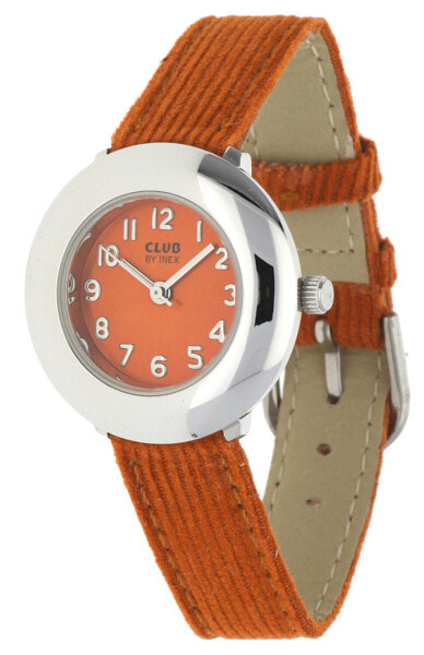 Club BY INEX Mädchen Armbanduhr Orange A69162S17A