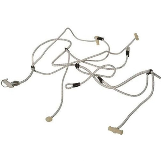 GOLDENSHIP Millepede 3 m Nylon Shock Cord With 2 Hooks