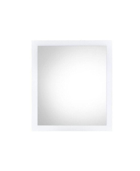 Perse Mirror In White Finish