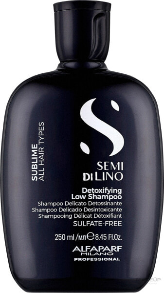 Shampoo für alle Haartypen - Alfaparf Semi Di Lino Sublime Detox Low Shampoo 250 ml