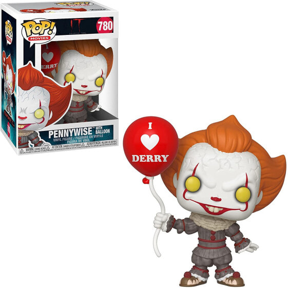 Funko Pop! Movies: IT: Chapter 2 - Pennywise with Balloon - IT Chapter Two - Vinyl Collectible Figure - Gift Idea - Official Merchandise - Toy for Children and Adults - Movies Fans
