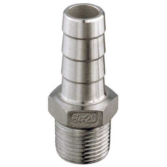 GUIDI GUIIN1004 25 mm Stainless Steel Threaded&Grooved Connector