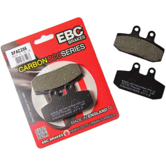 Тормозные колодки EBC SFAC Series Carbon Fiber SFAC408 для скутеров