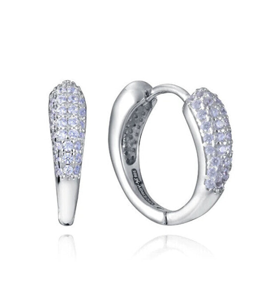 Elegant silver earrings with zircons Elegant 13201E000-30