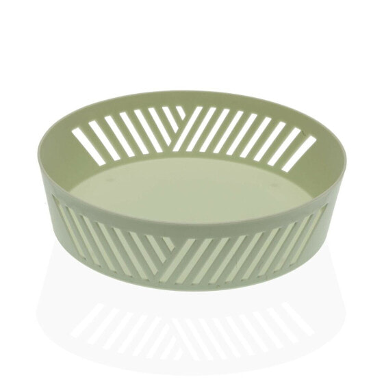 Столовая посуда Versa Ваза для фруктов Зеленый полипропилен 24,5 x 6,5 x 24,5 cm