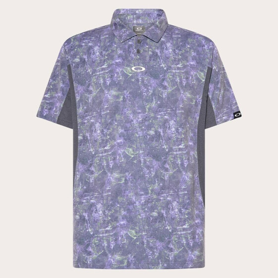 OAKLEY APPAREL C1 Airvent Rock Print short sleeve polo