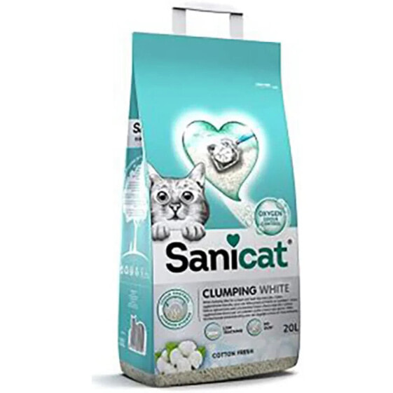 SANICAT White Cotton Fresh 20L clumping sand